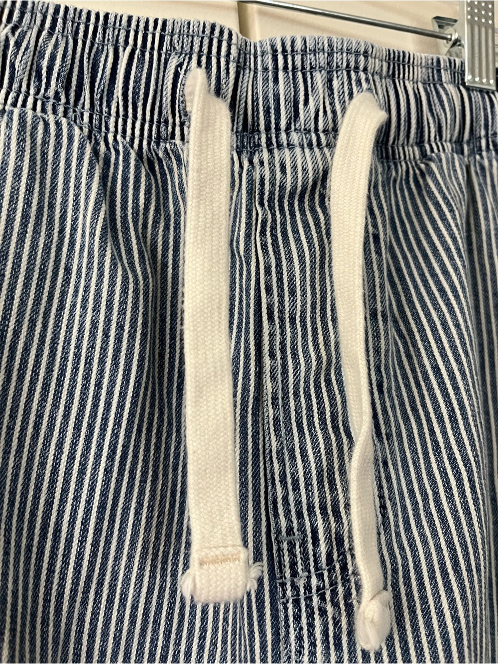 Gap Denim Women's Striped Wide-Leg Pants Coastal Resort Casual - Picture 2 of 6